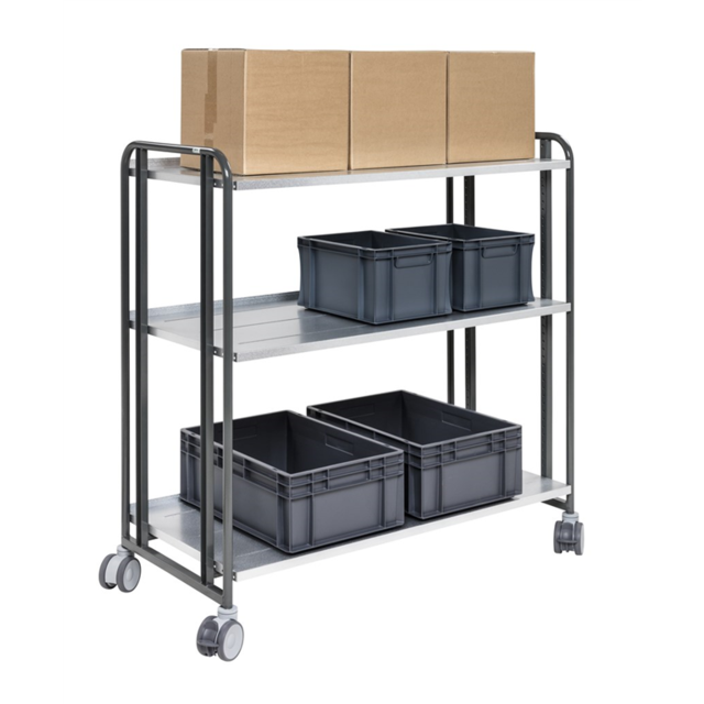 Order Picking Shelf Trolley Roll container e-commerce 1277 x 638 x 1300 mm
