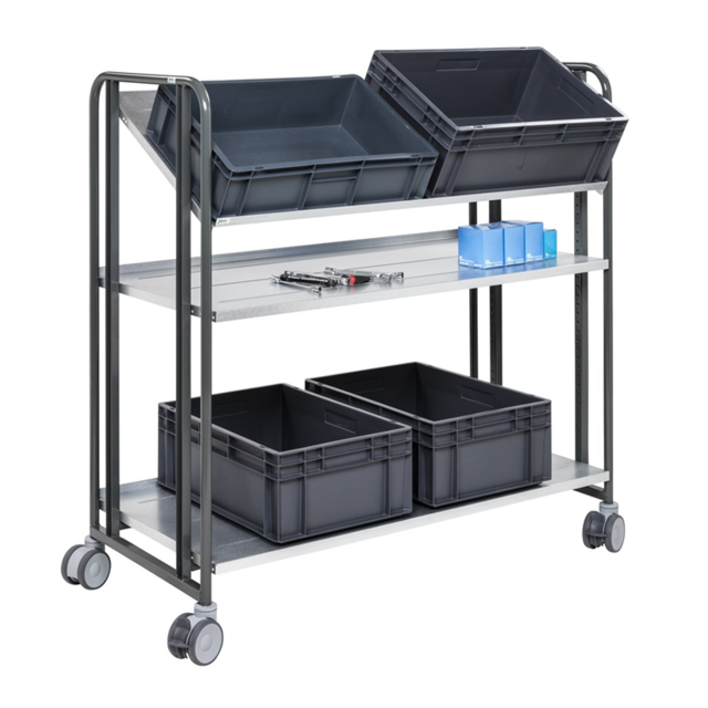 Kontener wózek do kompletacji zamówień e-commerce 1277x638x1300 mm