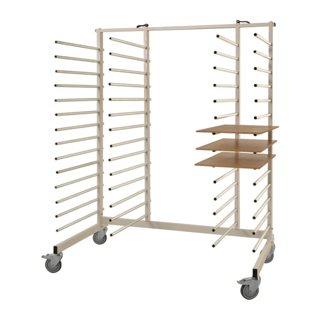 Stojak suszarniczy przemysłowy Niebieski metalowy stojak lakierniczy 1520 x 860 x 1960 mm Stojak suszarniczy przemysłowy Niebieski metalowy stojak lakierniczy 1520 x 860 x 1960 mm