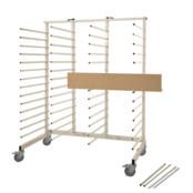 Stojak suszarniczy przemysłowy Niebieski metalowy stojak lakierniczy 1520 x 860 x 1960 mm Stojak suszarniczy przemysłowy Niebieski metalowy stojak lakierniczy 1520 x 860 x 1960 mm