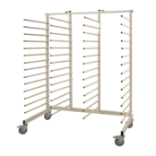 Stojak suszarniczy przemysłowy Niebieski metalowy stojak lakierniczy 1520 x 860 x 1960 mm Stojak suszarniczy przemysłowy Niebieski metalowy stojak lakierniczy 1520 x 860 x 1960 mm