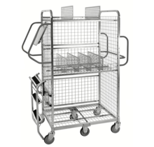 Order Picking Shelf Trolley Roll container e-commerce 130x62x171cm