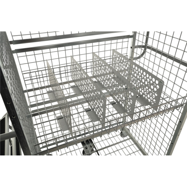 Order Picking Shelf Trolley Roll container e-commerce 130x62x171cm