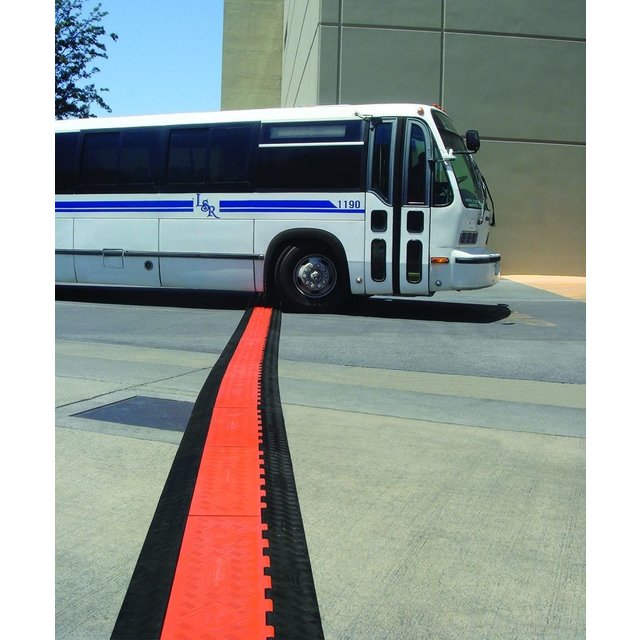 Cable Bridge with Cover  5 tunnels Ø 33 mm cable protection  GUARD-DOG