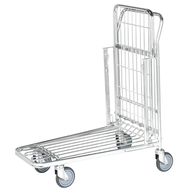 Wózek sklepowy Wózek magazynowy 86x53x101cm Wózek z półką