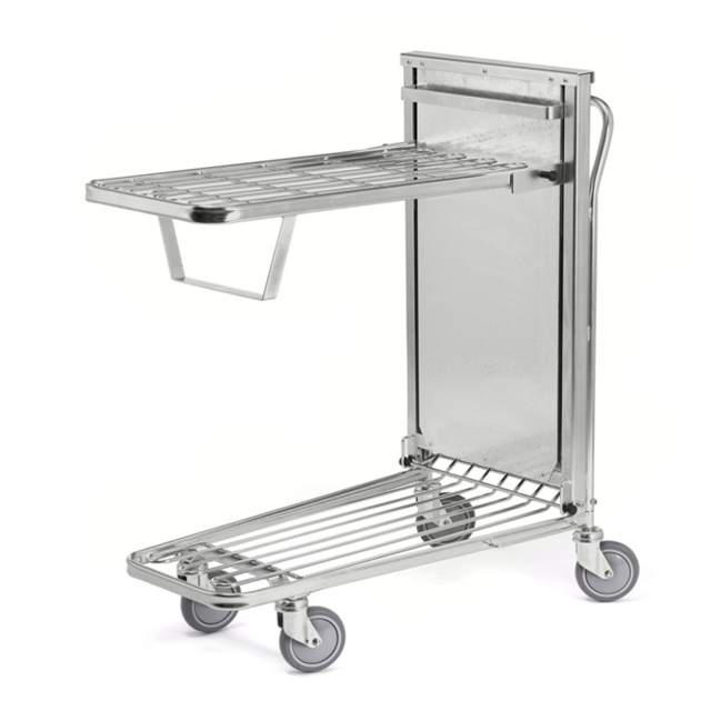 Shopping cart Warehouse Trolley 96x52x103cm with Automatic adjustable shelf Shopping cart Warehouse Trolley 96x52x103cm with Automatic adjustable shelf