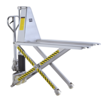 Scissor lift pallet truck hot dip galvanized 1000 kg Lifting Height 800mm