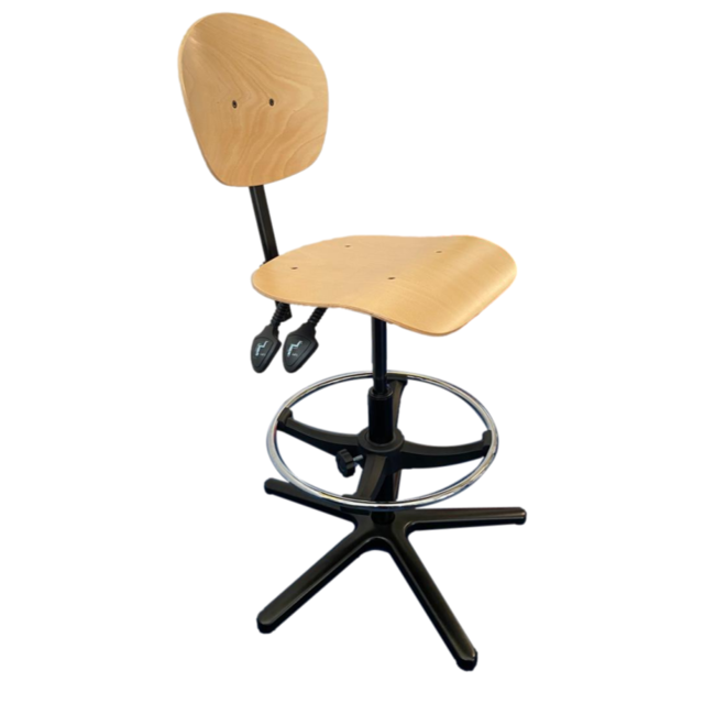 Krzesło przemysłowe ergonomiczne NATUR  do mebli warsztatowych