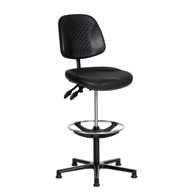 Krzesło przemysłowe biurowe ergonomiczne AIRPLUS  Meble warsztatowe Krzesło przemysłowe biurowe ergonomiczne AIRPLUS  Meble warsztatowe