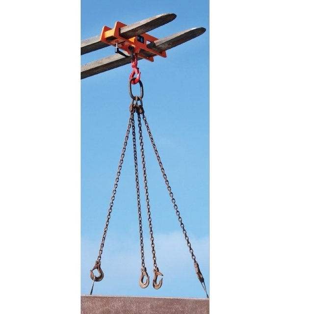 Lifting beam with load hook 5000 kg for forklift