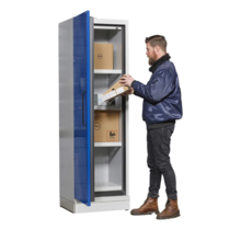 EN Lithium Battery Safety Cabinets 1 Door 207x60cm - 90minutes