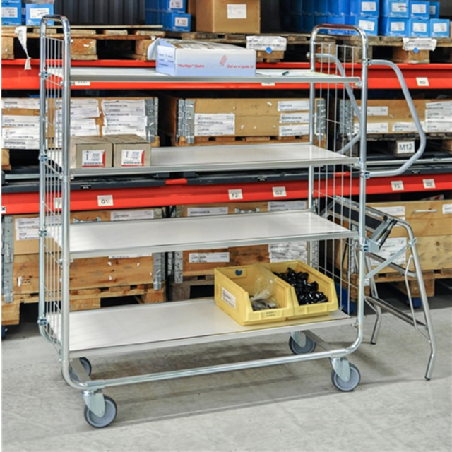 Order Picking Shelf Trolley Roll container e-commerce 94,5x47x159 cm Order Picking Shelf Trolley Roll container e-commerce 94,5x47x159 cm