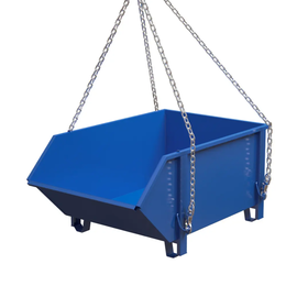 Kontener budowlany Kontener na odpady 1000L 1500 kg Niebieski