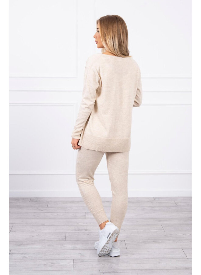 Dames Huispak 3 Delig Beige