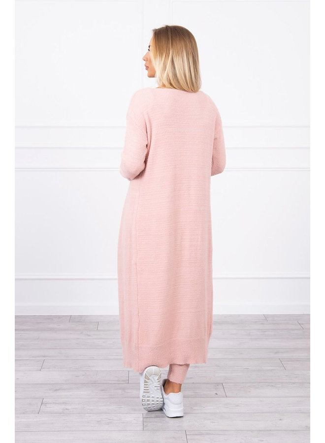 Dames Huispak 3 Delig Lang Lichtroze