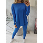 Dames Huispak Oversized Blauw