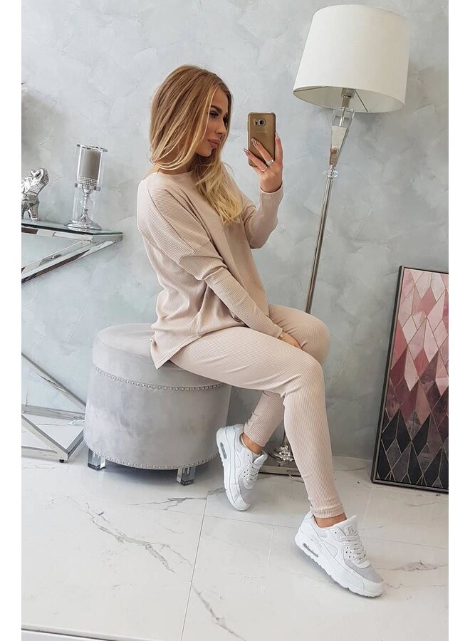 Dames Huispak Oversized Beige