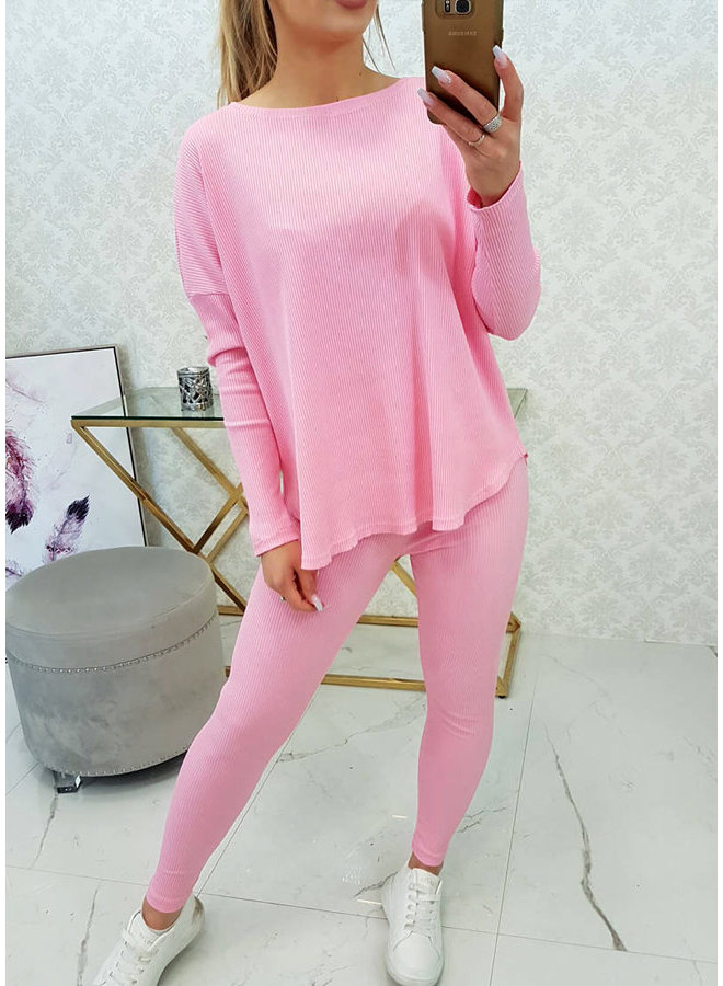 Dames Huispak Oversized Roze