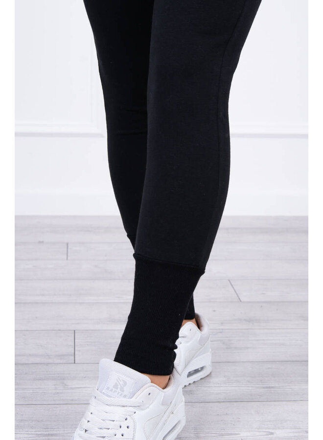 Dames Huispak Waistband Zwart