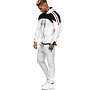 Heren Trainingspak Geribbeld Wit