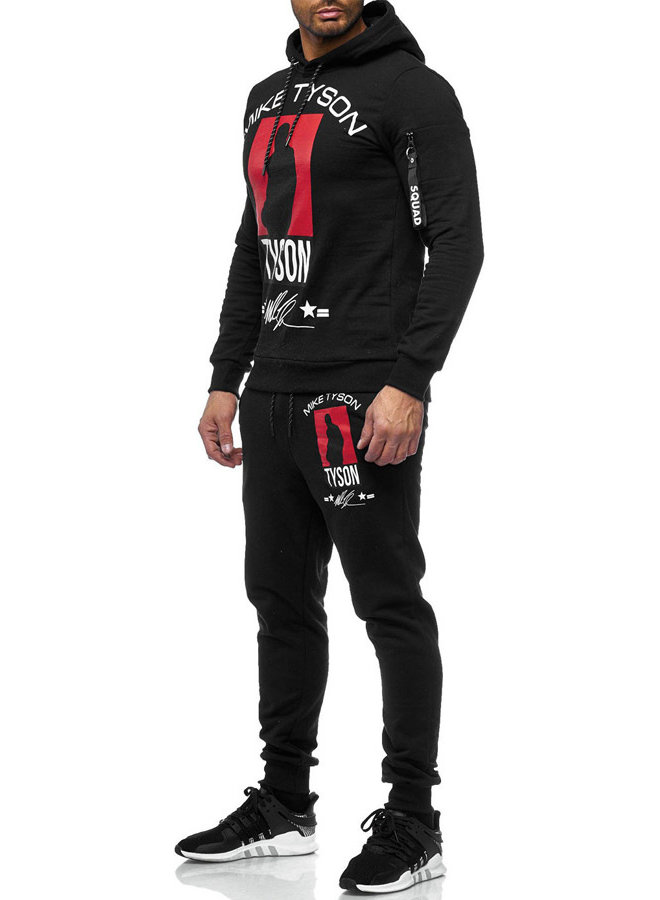 Heren Trainingspak Mike Tyson Zwart