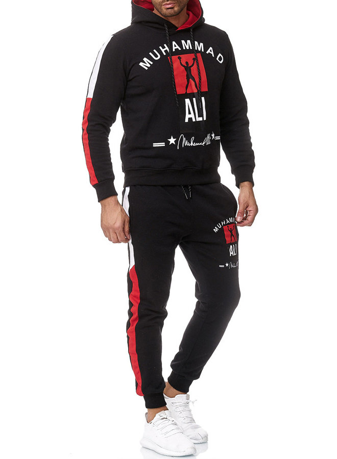 Heren Trainingspak Muhammad Ali Zwart