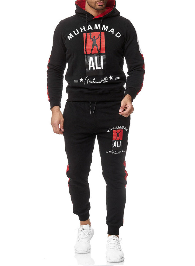 Heren Trainingspak Muhammad Ali Zwart