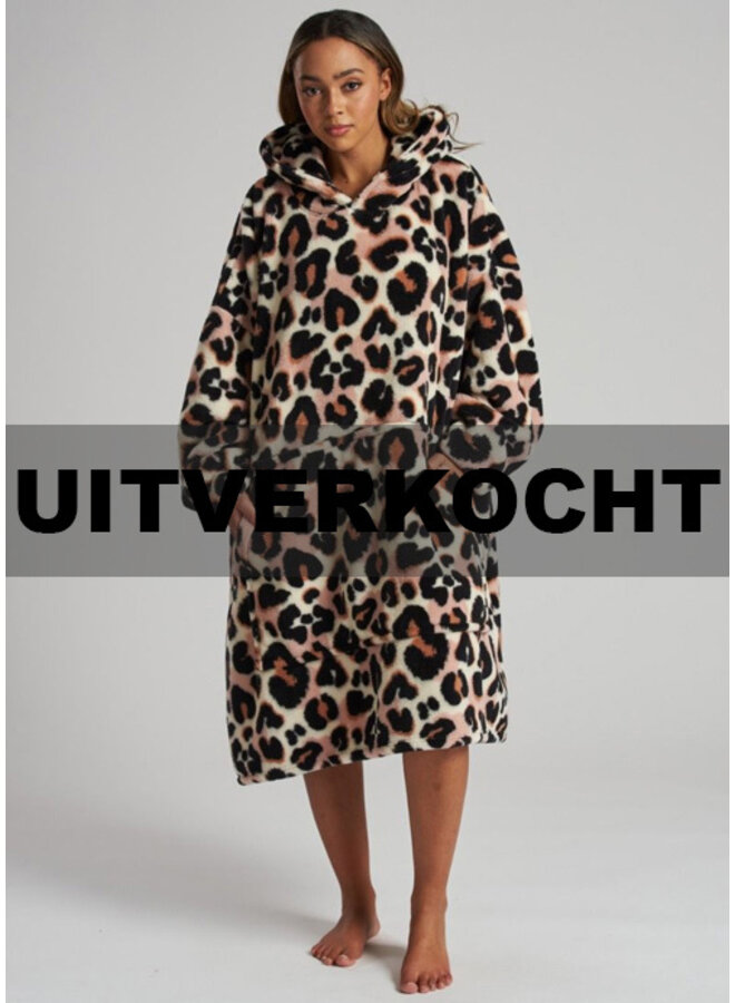 Hoodie Deken Luipaard