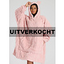 Hoodie Deken Roze Teddy Patroon