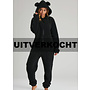 Onesie Teddy Zwart - Dames
