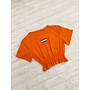 Crop Top Oranje NL Badge - 2 Rijen