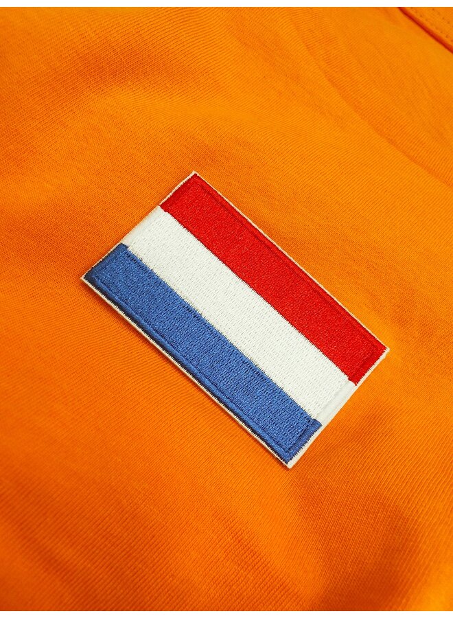 Crop Top Oranje NL Badge - 3 Rijen