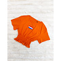 Crop Top Oranje NL Badge - 3 Rijen
