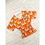 Top Oranje Retro - 4 Rijen