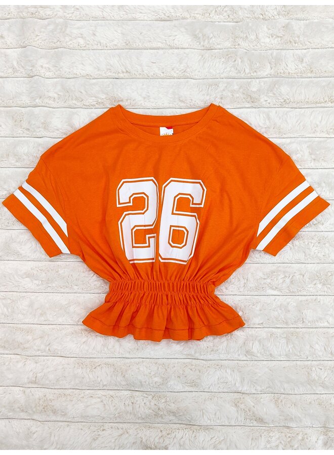 Crop Top 26 Oranje - 2 Rijen