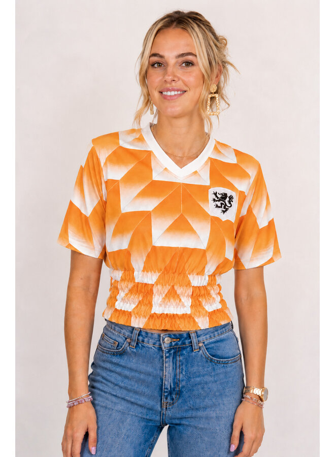 Retro Nederland: Cropped + Shirred - 4 rijen