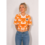 Retro Nederland: Cropped + Shirred - 3 rijen