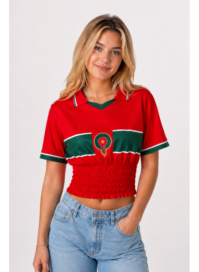 Marokko: Cropped + Shirred - Classic