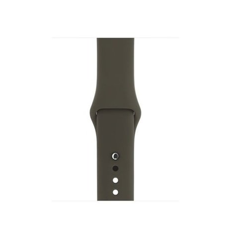 Strap-it Strap-it Bracelet silicone Apple Watch (vert foncé)