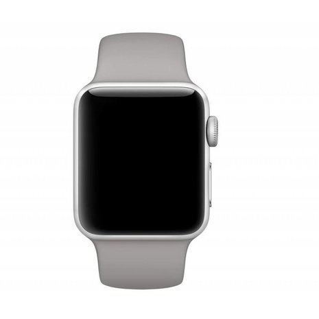 Strap-it Strap-it Bracelet silicone Apple Watch (gris)