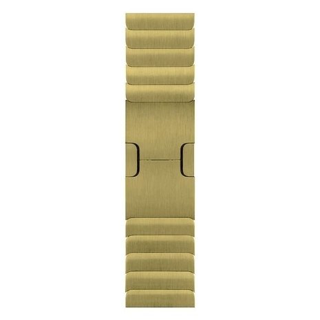 Strap-it Strap-it Bracelet en métal de luxe pour Apple Watch (or)