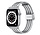 Strap-it Bracelet Apple Watch acier inoxydable (argent/noir)