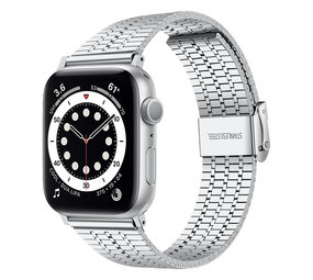 Strap-it Bracelet Apple Watch acier inoxydable (argent)