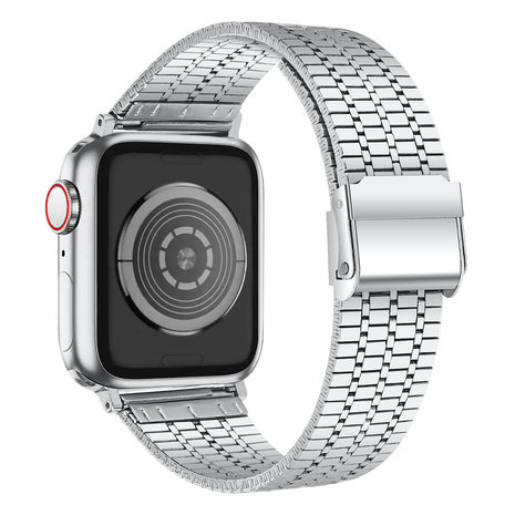 Strap-it Strap-it Bracelet Apple Watch acier inoxydable (argent) Strap-it Strap-it Bracelet Apple Watch acier inoxydable (argent)