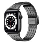 Strap-it Strap-it Bracelet Apple Watch acier inoxydable (noir)