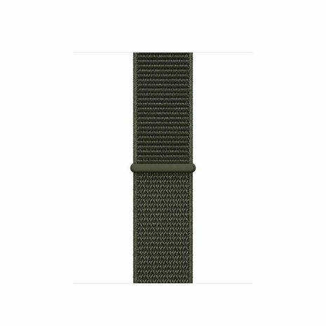 Strap-it Strap-it Bracelet nylon Apple Watch (vert foncé)