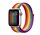 Strap-it Bracelet nylon Apple Watch (arc-en-ciel)