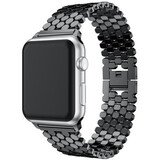 Strap-it Bracelet acier poisson Apple Watch (noir)