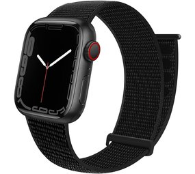 Strap-it Bracelet Apple Watch nylon (noir)