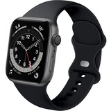 Strap-it Bracelet Apple Watch silicone (noir)